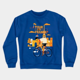 Tour De France Fan Memorabilia Crewneck Sweatshirt